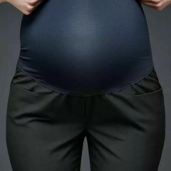 GAP Maternity Modern Bootcut Gray Full Panel Size 8 Trouser Dress Pants RT$69 - Picture 5 of 6